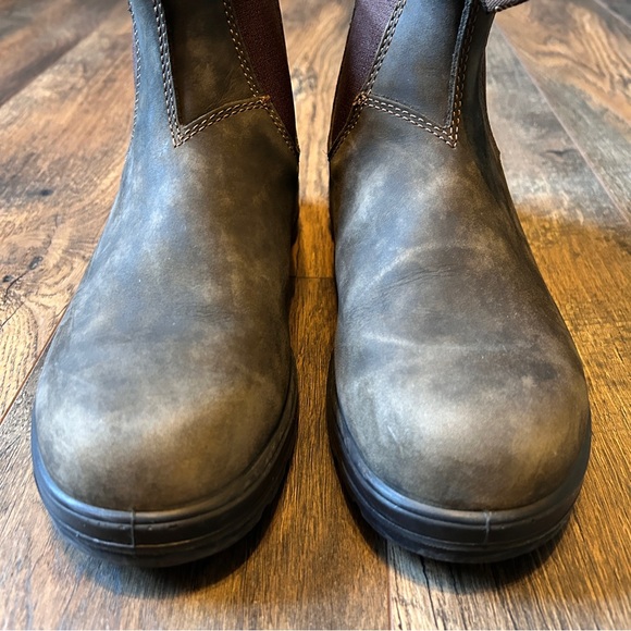 ~*~ Blundstone Classic Chelsea Boots Rustic Brown 9M ~*~ - Picture 5 of 7